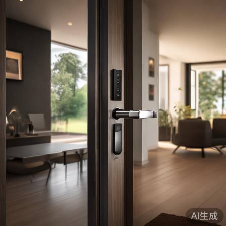 凯迪仕指纹锁，高颜值智能家居