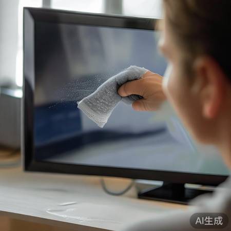 液晶电视屏幕去灰技巧