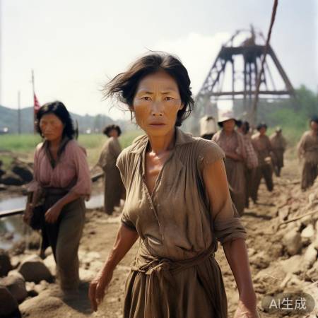 红旗渠妇女队长,奉献精神感人