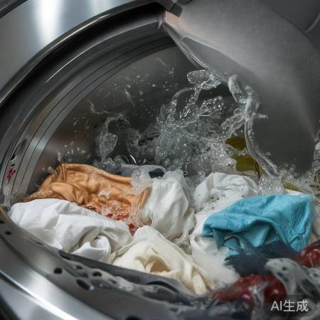 LG洗衣机洗净强，磨损低