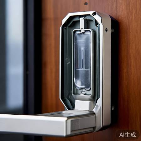 指纹锁电池内藏,位置多样