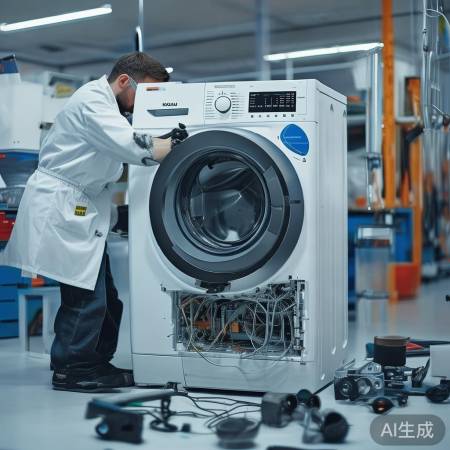 美诺洗衣机故障处理中心分享♛小洗衣机放入橱柜使用安全分析