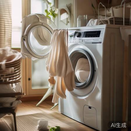 洗衣机细节让衣物更舒适
