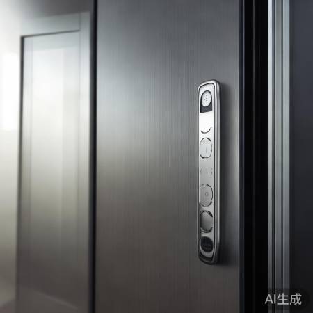 电子锁开关在显示屏旁