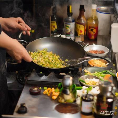 炒葱姜蒜，调酱炖至香辣浓