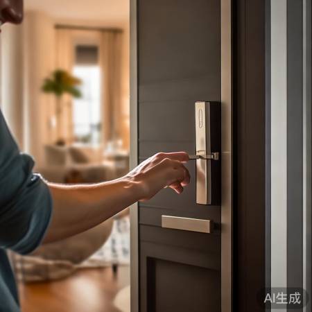 “指纹锁，生活更便捷”