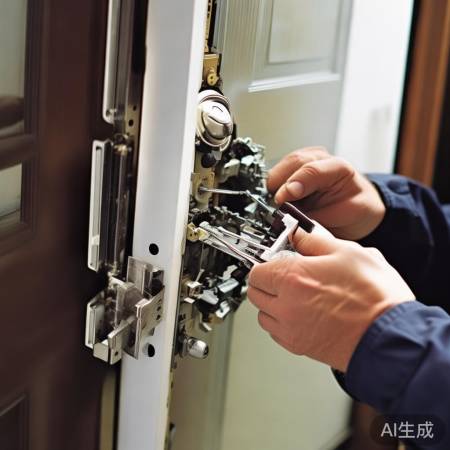 小心卸防盗门锁