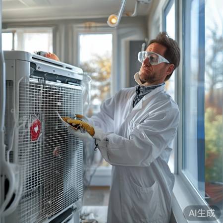 清洁换热器，通风安装热水器