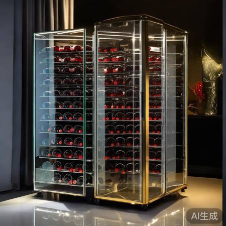 高端红酒柜，艺术品级家居装饰
