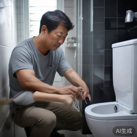 耐心细心解决马桶排水问题