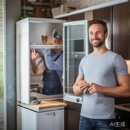 师傅修好消毒柜，态度暖人心