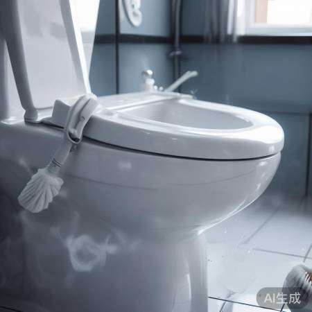 马桶定期清洁，防污防菌