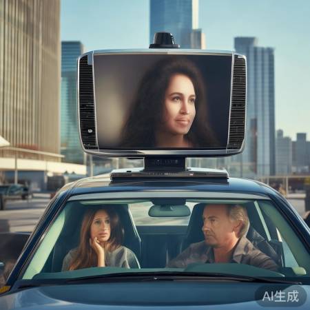 车顶电视安装，看个人喜好