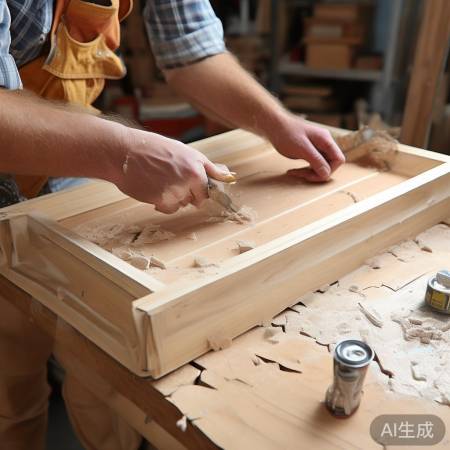 门框修复技巧:专用胶填缝防损坏