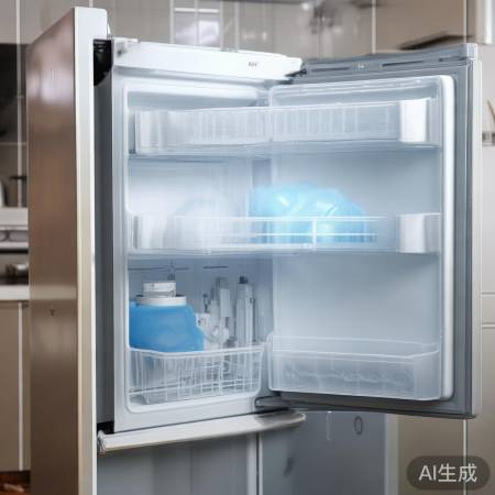 冰箱门密封不良，噪音增大