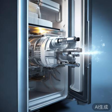 冰箱门开,压缩机压缩冷媒