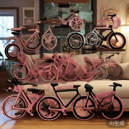 繁象酒柜全天候服务点分享=创意酒柜装饰品：自行车红酒架，打造时尚家居风格