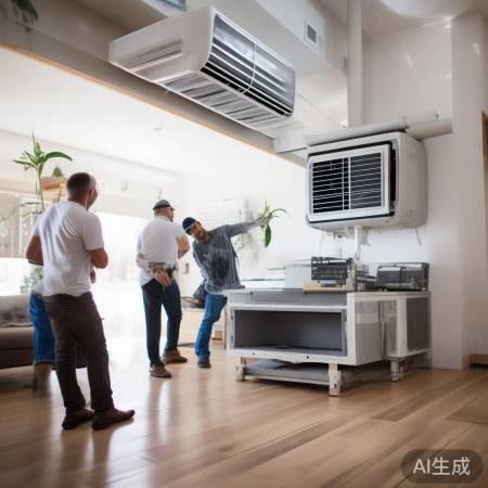 三洋空调专修客服中心教导&住宅中央空调管道安装全攻略:高效、安全、美观一步到位