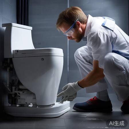 检查智能马桶水泵