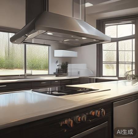 “侧直油烟机,空间预算定款型”