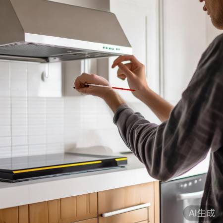 厨房油烟机安装定位