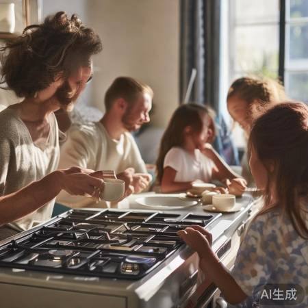 燃气灶一键熄火，生活更安心