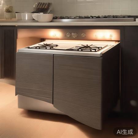 橱柜设计:美观实用,燃气灶适宜