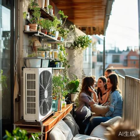 日立空调厂家各点服务电话解读,阳台空调外机巧利用,空间变身收纳新天地
