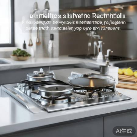 燃气灶易清洁设计