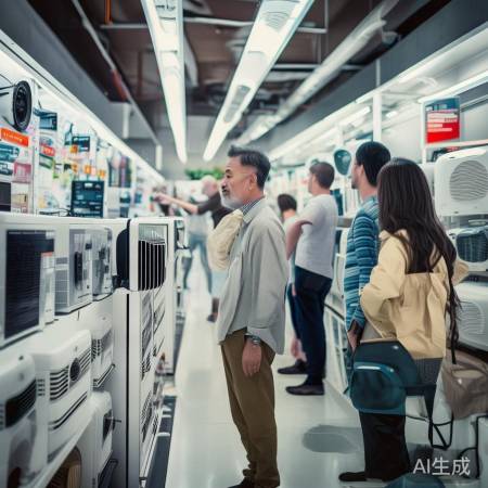 实体店体验空调优劣