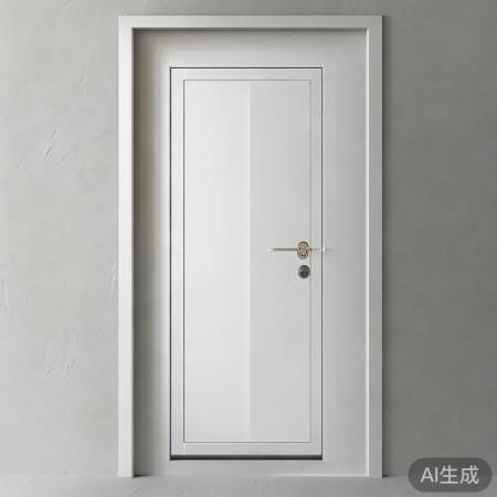 简约白色防盗门，实用低调。