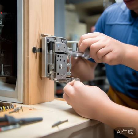 现代智能指纹锁全国售后专线教大家，欧式指纹锁轻松拆卸教程：一招学会快速拆装技巧