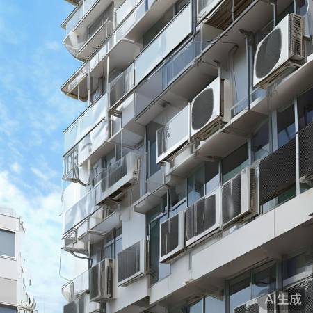 空调外机错开安装