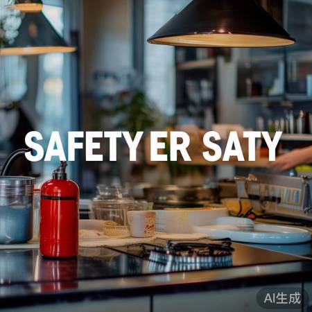 厨房防火，警惕疏忽