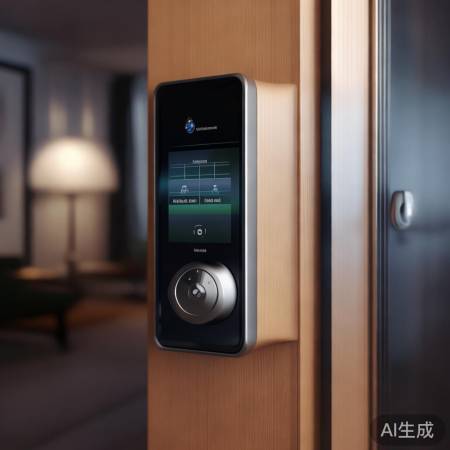 智能猫眼锁，远程开锁，访客记录