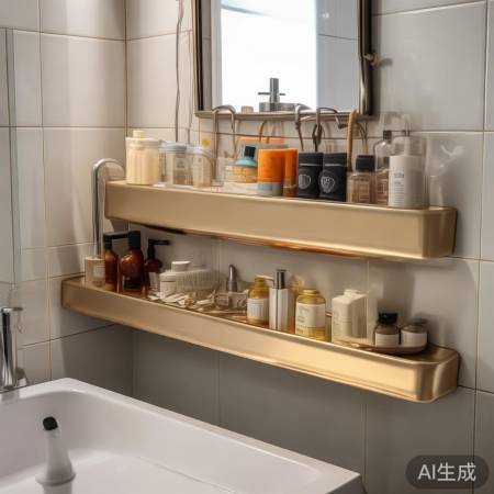 浴室小空间，置物架整理神器