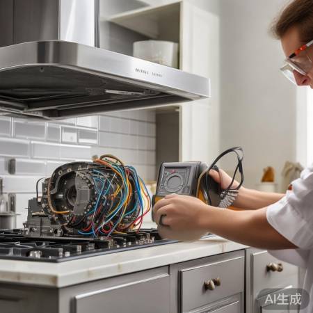 老板油烟机现在售后服务电话阐明㊣抽油烟机故障：没风断电问题详解