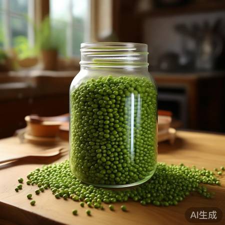“自然保存绿豆，提升生活品质”