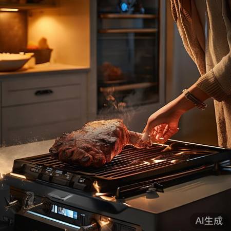 集成灶烤羊轻松简单