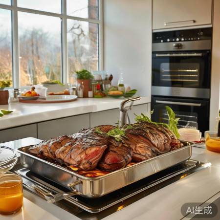 集成灶烤羊，美食新体验