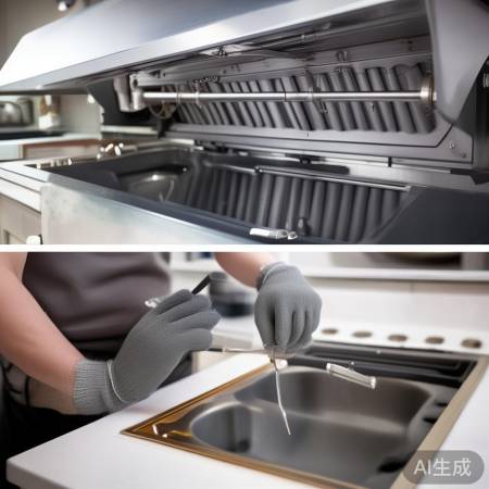 拆卸油烟机部件