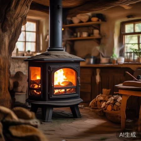 环保柴火灶，绿色健康生活