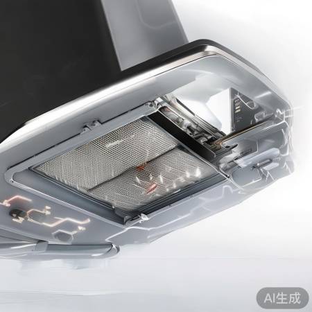 油烟机：电机稳、过滤强、风道优