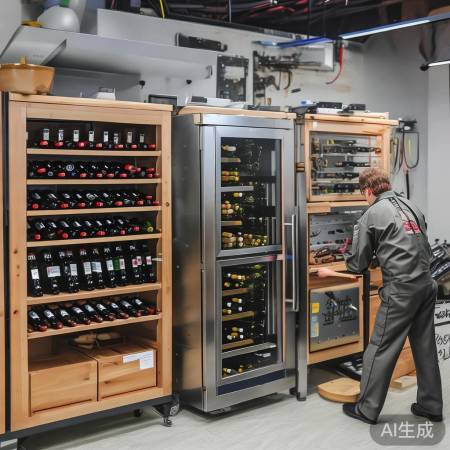 月兔酒柜上门维修网点分解#红酒存放在红酒柜中会过期吗？